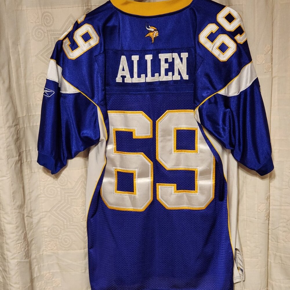 🏈 Jared Allen #69 Reebok OnField Vikings Jersey - Picture 3 of 7